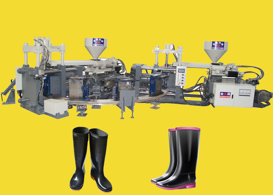 Bota de Gumboots da altura que faz o material do PVC da máquina