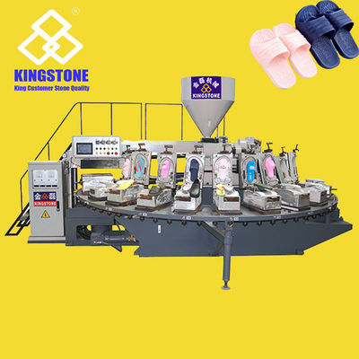 Máquina da modelação por injeção de sapata giratória para a estação do material 24 do PVC