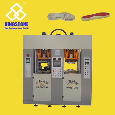 Estações da máquina 2 da injeção da sapata de borracha vertical automática do PVC de TPU TR únicas