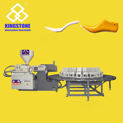 Cor da estação da palmilha 16 dos PP da máquina da modelagem por injeção de sapatas giratórias única