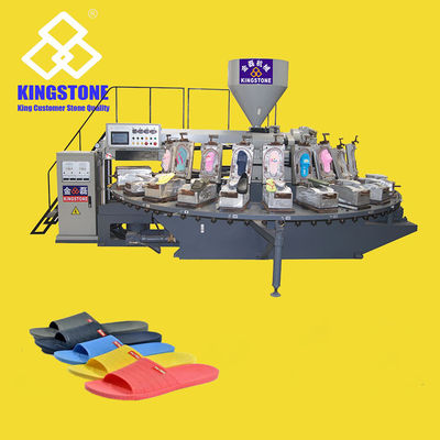 Máquina rotativa automática para fabricação de sandálias 24 estações de sopro de ar