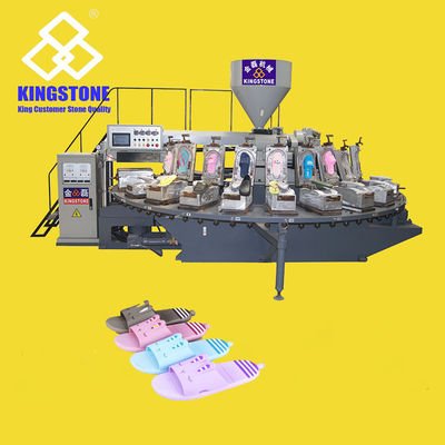 Máquina de fabricação de sapatos de plástico servo PVC para fabricação de sandálias