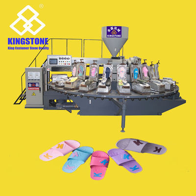 Equipamento para fabricação de calçados de PVC Rotativo 24 estações Servo Motor Injetor