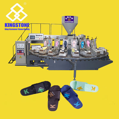 Máquina de sopro de 120 pares por hora para chinelos de sandália de PVC