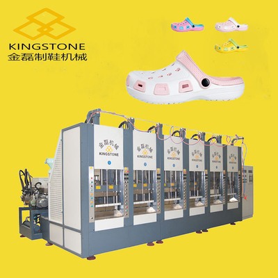 Injeção direta da estação de EVA Footwear Machine 6 do jardim