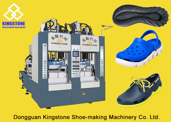 Única máquina da modelação por injeção da espuma de EVA da cor, Chappal que faz a máquina