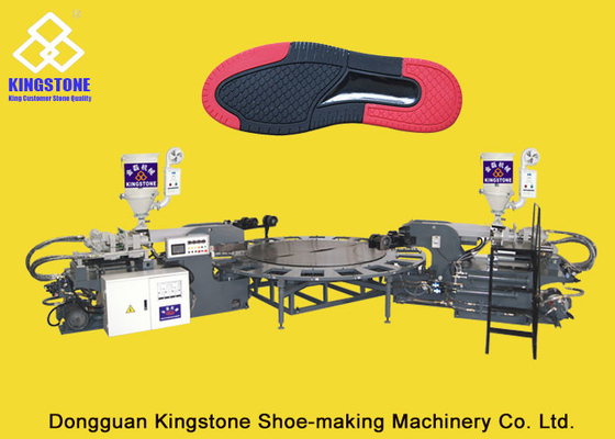 Máquina da injeção do PVC da cor dobro única para a fatura de Outsole das sapatas dos esportes