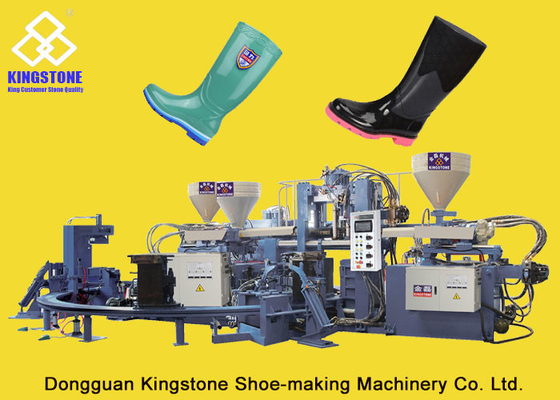 1/2 colorem a bota totalmente automático da máquina de Boots Injection Moulding do fazendeiro do PVC que faz a máquina
