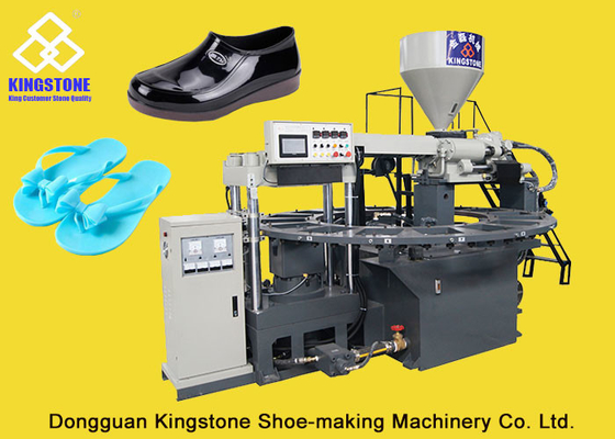 Tipo giratório - máquina do PVC Jelly Slippers Sandals Injection Molding de 1/2 cores com sistema servo