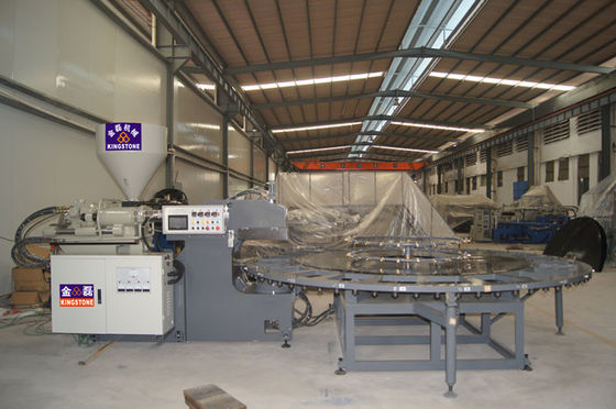 24 máquinas giratórias da modelação por injeção da palmilha das estações para baixas sapatas do salto alto