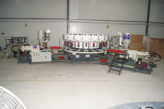 Da injeção de couro do Pvc das sandálias dos homens máquina moldando de duas cores com 20 estações