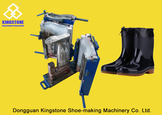 Da sapata plástica do molde da bota de chuva do PVC de uma cor de 800 quilogramas 1/2 único molde para o fabricante do molde da bota da segurança