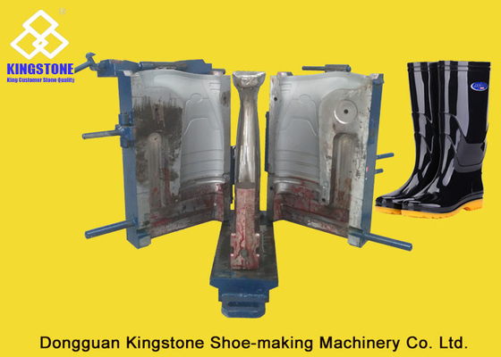 Mono modelação por injeção de duas cores para a bota da altura de 40cm, molde do Pvc da sapata do PVC