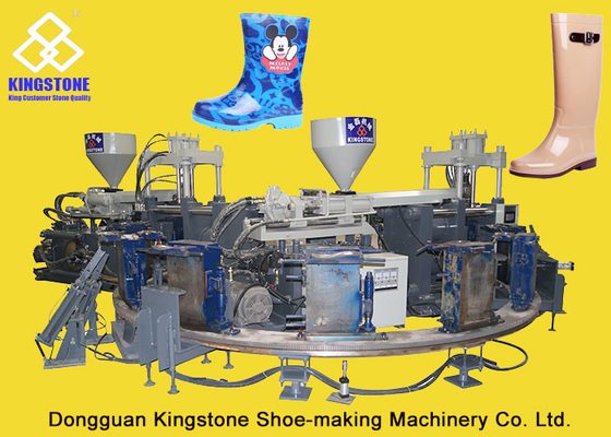Da máquina dupla mineral da modelação por injeção da bota do trabalhador da bota da chuva/água/Gumboot/tipo giratório