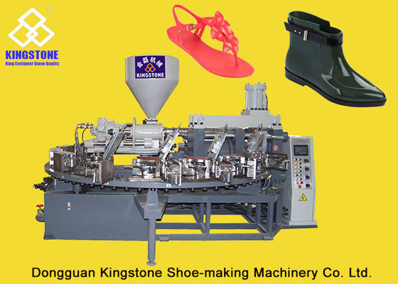 Tipo giratório sapatas plásticas dos homens das mulheres que fazem a máquina 110-150 pares/hora