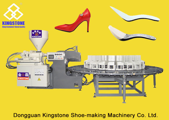 Máquina diretamente giratória da modelação por injeção para o salto alto/palmilha de Midsole/PP