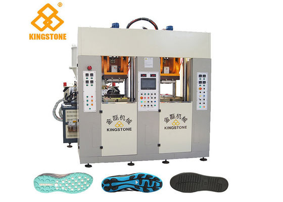 Dois sola do PVC TPR dos injetores TPU TR das estações dois que faz máquinas com sistema servo 3.5*3.8*2.8m