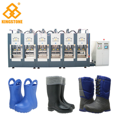 Sapatas plásticas do sistema servo que fazem a máquina para botas de EVA Foaming Slipper Sandals Shoes com hora dos pares 300-400
