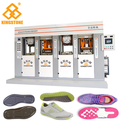2/4 de PVC Outsole/única máquina 220T das estações da modelação por injeção