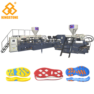 Única máquina de fatura giratória automática completa do PVC única cor Outsoles para sapatas do esporte