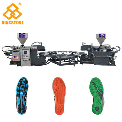 Molde da injeção direta da máquina da injeção do PVC três da cor giratória TPR único