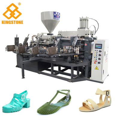 Máquina vertical da modelação por injeção da espuma do PVC do parafuso, Chappal plástico que faz a máquina