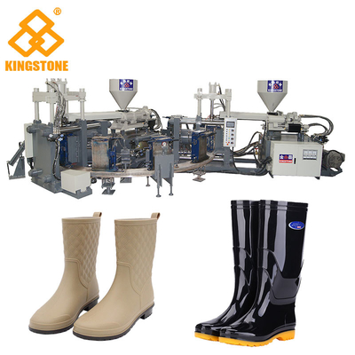 Da máquina dupla mineral da modelação por injeção da bota do trabalhador da bota da chuva/água/Gumboot/tipo giratório