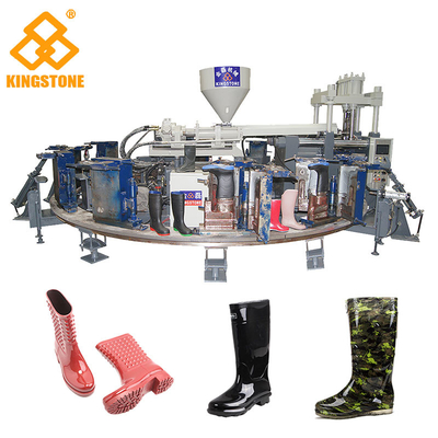 Máquina da modelação por injeção da bota da cor de 12 estações 1/2, Gumboots que faz a máquina