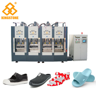 Única máquina da modelação por injeção da espuma de EVA da cor, Chappal que faz a máquina