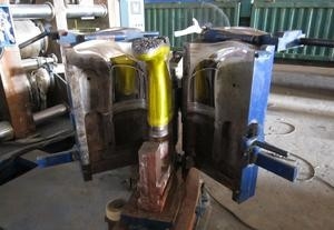Mono modelação por injeção de duas cores para a bota da altura de 40cm, molde do Pvc da sapata do PVC