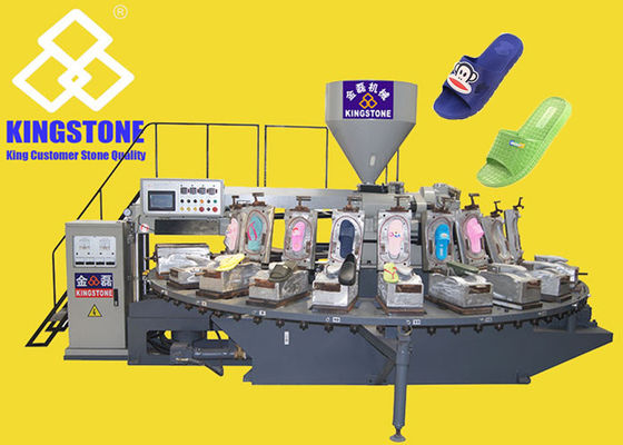 PVC plástico Slipppers que faz a máquina com estação da tabela giratória 24