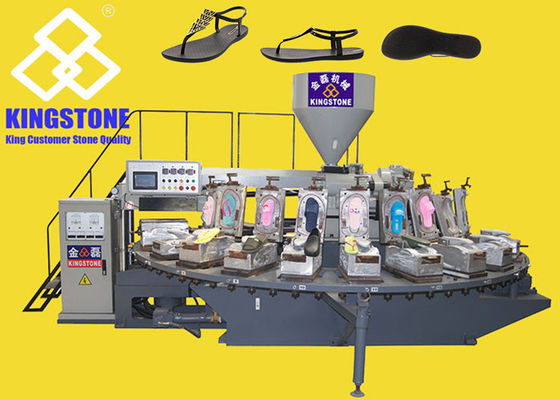 Máquina giratória da modelagem por injeção do sopro do ar para o deslizador de borracha