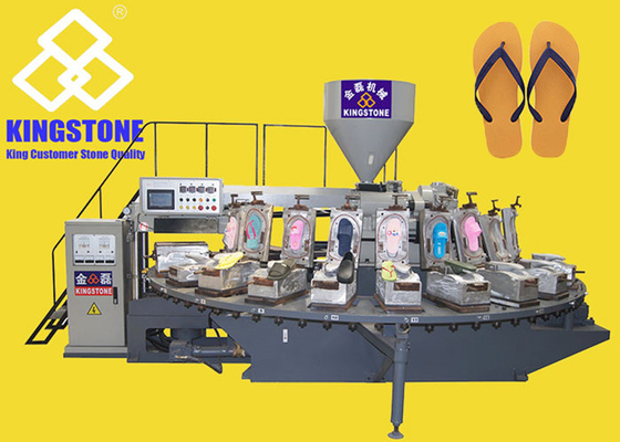Sopro plástico Chappal de borracha Flip Flop Making Machine do ar do PVC