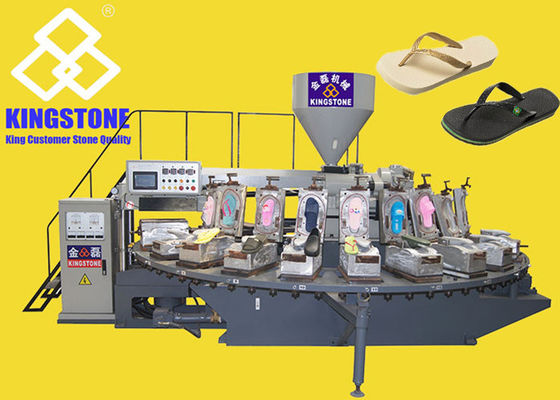 24 máquinas da modelação por injeção de tabela giratória da estação para a sapata plástica