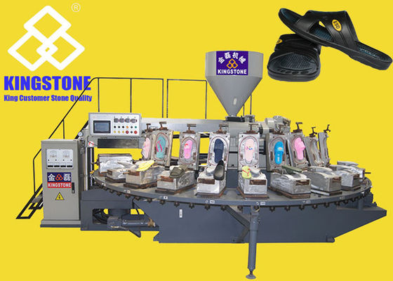 Máquina plástica da modelação por injeção 25.5KW para sapatas do sopro do ar do PVC