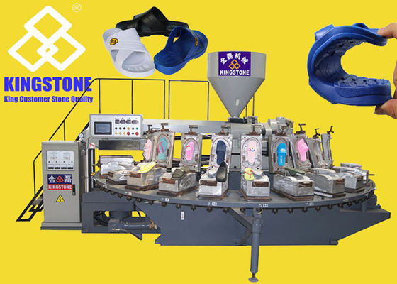 Máquina da modelação por injeção de tabela giratória do deslizador do PVC de 130 pares/hora