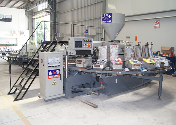 Máquina da modelação por injeção de tabela giratória do deslizador do PVC de 130 pares/hora