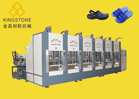 Sapatas plásticas do sistema servo que fazem a máquina para botas de EVA Foaming Slipper Sandals Shoes com hora dos pares 300-400