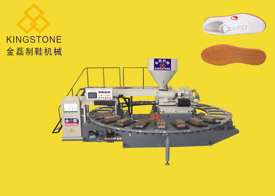Única máquina de fatura giratória automática completa do PVC única cor Outsoles para sapatas do esporte