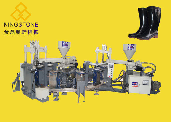 Cor dobro da máquina material plástica da modelação por injeção da sapata do PVC