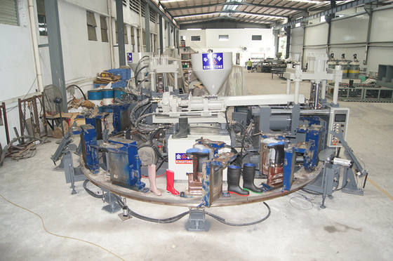 Sapatas automáticas que fazem a máquina a modelação por injeção de duas cores