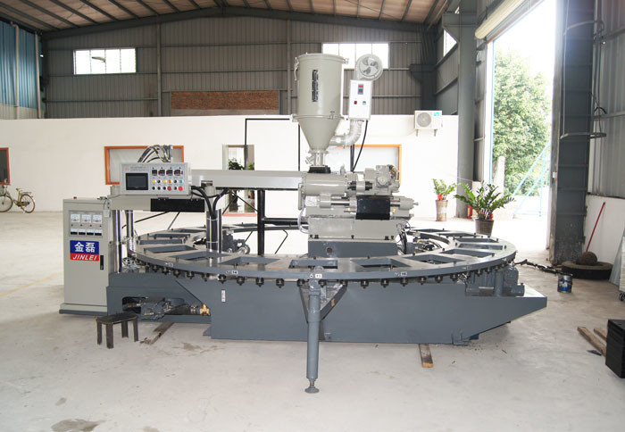 Cor moldando da máquina da injeção plástica vertical das solas do salto alto mono