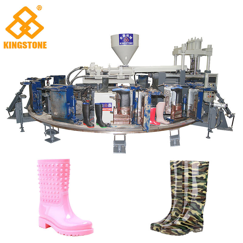 1/2 colorem a bota totalmente automático da máquina de Boots Injection Moulding do fazendeiro do PVC que faz a máquina